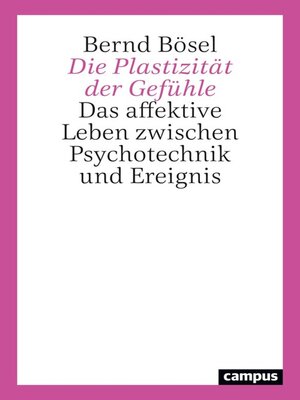 cover image of Die Plastizität der Gefühle